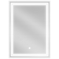 Obdélníkové zrcadlo MEXEN TACO 50x70 cm - s LED podsvícením a vyhříváním, 9805-050-070-611-00
