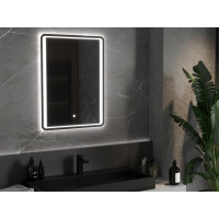 Obdélníkové zrcadlo MEXEN ZUSA 60x80 cm - s LED podsvícením a vyhříváním, 9808-060-080-611-00