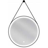 Závěsné kulaté zrcadlo MEXEN RENI 60 cm - s LED podsvícením a vyhříváním, 9812-060-060-611-70