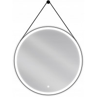 Závěsné kulaté zrcadlo MEXEN RENI 80 cm - s LED podsvícením a vyhříváním, 9812-080-080-611-70