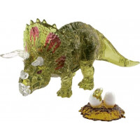 HCM KINZEL 3D Crystal puzzle Triceratops s mládětem 61 dílků