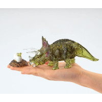 HCM KINZEL 3D Crystal puzzle Triceratops s mládětem 61 dílků