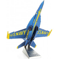 METAL EARTH 3D puzzle F,A-18 Super Hornet - Blue Angels (ICONX)