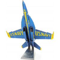 METAL EARTH 3D puzzle F,A-18 Super Hornet - Blue Angels (ICONX)