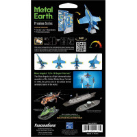 METAL EARTH 3D puzzle F,A-18 Super Hornet - Blue Angels (ICONX)