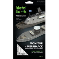 METAL EARTH 3D puzzle Monitor & Merrimack (ICONX)