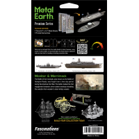 METAL EARTH 3D puzzle Monitor & Merrimack (ICONX)