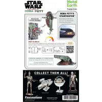 METAL EARTH 3D puzzle Star Wars: Boba Fett's Starfighter (ICONX)