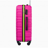 Moderní cestovní kufry CALIFORNIA - růžové