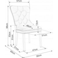Jídelní židle FARIAL - bordó
