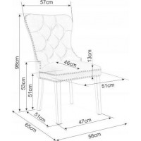 Jídelní židle FARIAL - šedá