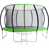 PIXINO Trampolína Deluxe 366 cm s ochrannou sítí a žebříkem