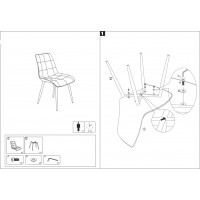 Jídelní židle GORO - skořicová