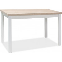 Jídelní stůl ANYA 100x60 - dub sonoma/bílý mat