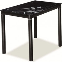 Jídelní stůl SPIRAL 100x60 - černý