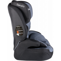 LIONELO Autosedačka Nico 9-36 kg Black