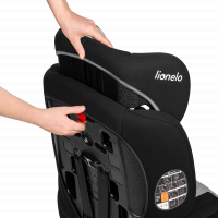 LIONELO Autosedačka Nico 9-36 kg Black Grey