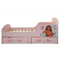 Dětská postel se šuplíky Disney princezny - 140x70 cm