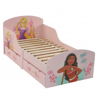 Dětská postel se šuplíky Disney princezny - 140x70 cm
