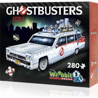 WREBBIT 3D puzzle Auto GhostbustersECTO-1, 280 dílků