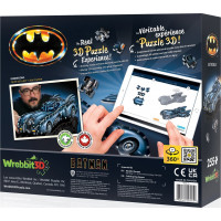 WREBBIT 3D puzzle Barman: Batmobil 255 dílků