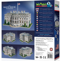 WREBBIT 3D puzzle Bílý dům, Washington 490 dílků