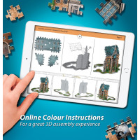 WREBBIT 3D puzzle Harry Potter: Bradavice, Hodinová věž 420 dílků
