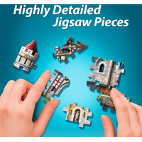 WREBBIT 3D puzzle Hrad Kamelot 865 dílků