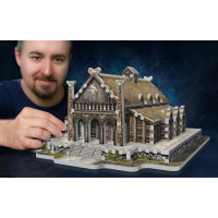 WREBBIT 3D puzzle Pán prstenů: Zlatá síň Edoras 445 dílků