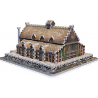 WREBBIT 3D puzzle Pán prstenů: Zlatá síň Edoras 445 dílků