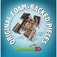 WREBBIT 3D puzzle Pán prstenů: Zlatá síň Edoras 445 dílků