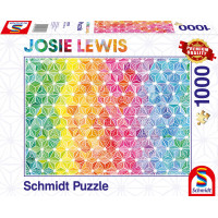 SCHMIDT Puzzle Barevné trojúhelníčky 1000 dílků