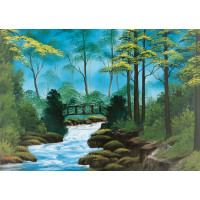 SCHMIDT Puzzle Bob Ross: Osamělý most 1000 dílků