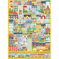 COBBLE HILL Puzzle Domov, sladký domov 1000 dílků