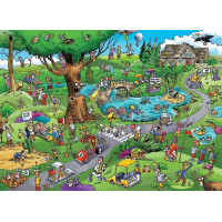 COBBLE HILL Puzzle DoodleTown: Typický golf 1000 dílků