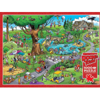COBBLE HILL Puzzle DoodleTown: Typický golf 1000 dílků