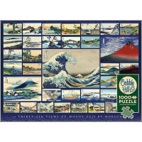 COBBLE HILL Puzzle Třicet šest pohledů na horu Fuji 1000 dílků