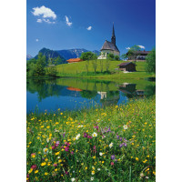 SCHMIDT Puzzle Inzell, Einsiedlhof a kostel sv. Mikuláše 1000 dílků