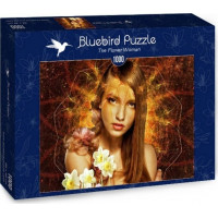 BLUEBIRD Puzzle Květinová dívka 1000 dílků