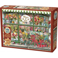 COBBLE HILL Puzzle Obchod s květinami a kaktusy XL 275 dílků