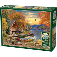 COBBLE HILL Puzzle Útočiště u jezera 1000 dílků
