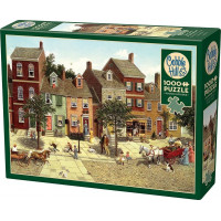 COBBLE HILL Puzzle Zatáčka na náměstí 1000 dílků