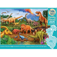 COBBLE HILL Rodinné puzzle Dinosauři 350 dílků