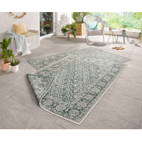 Kusový oboustranný koberec Twin 103115 green creme