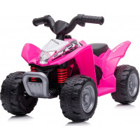 CHIPOLINO Elektrické vozítko Čtyřkolka 6V Honda s melodiemi ATV Pink