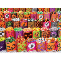 COBBLE HILL Puzzle Halloweenské sladkosti 500 dílků