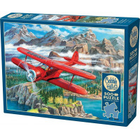 COBBLE HILL Puzzle Letadlo Beechcraft Staggerwing 500 dílků