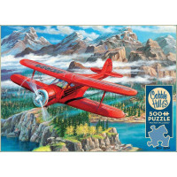 COBBLE HILL Puzzle Letadlo Beechcraft Staggerwing 500 dílků