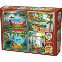 COBBLE HILL Puzzle Země chatařů XL 275 dílků