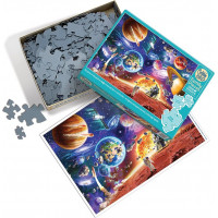 COBBLE HILL Rodinné puzzle Cesty vesmírem 350 dílků